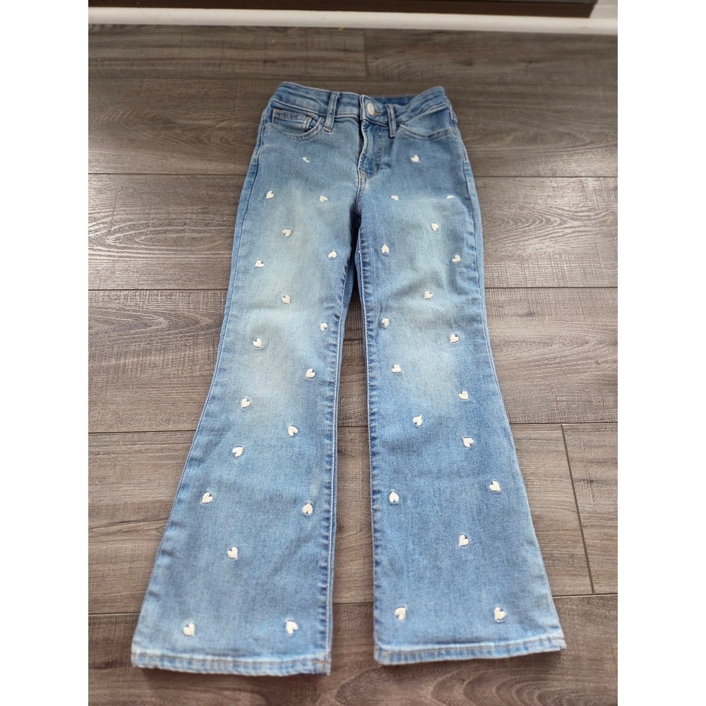 Gap girls heart‎ 70s flare jeans size 7